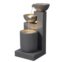 Load image into Gallery viewer, LED Modern Tiered Bowl Fountain
