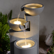 Load image into Gallery viewer, LED Modern Tiered Bowl Fountain
