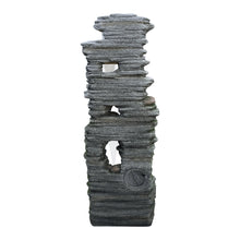 Load image into Gallery viewer, LED 4-Tier Stacked Rock Water Fountain
