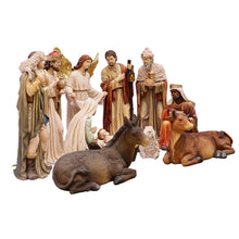 Load image into Gallery viewer, Nativity 11 Piece Set - Large 39&quot; H
