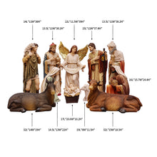 Load image into Gallery viewer, Nativity 11 Piece Set - Large 39&quot; H
