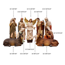 Load image into Gallery viewer, Nativity 11 Piece Set - Large 39&quot; H
