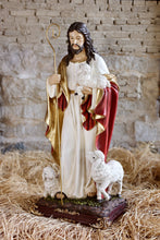 Load image into Gallery viewer, 39in Good Shepherd Figure Religious Decor Indoor/Outdoor

