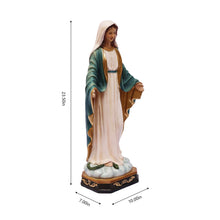 Load image into Gallery viewer, 24in Virgin Mary Figure Statue Religious Decor Indoor/Outdoor
