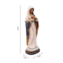 Load image into Gallery viewer, 12 in Sacred Heart Mary Statue Religious Decor
