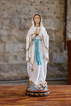 Load image into Gallery viewer, 24&quot; Our Lady of Lourdes Statue Mary Figure Religious Decor Indoor/Outdoor
