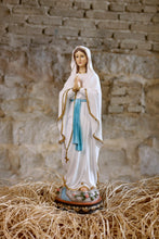 Load image into Gallery viewer, 24&quot; Our Lady of Lourdes Statue Mary Figure Religious Decor Indoor/Outdoor
