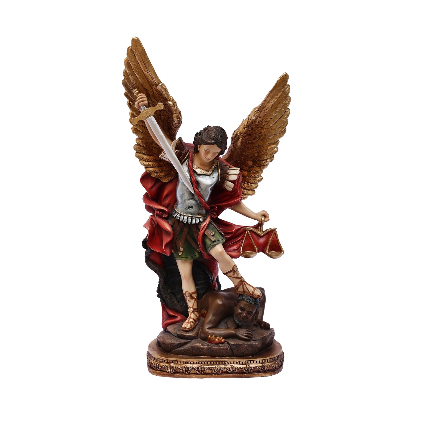 24in St. Michael Statue Arcangel Miguel Indoor/Outdoor Religious Decor
