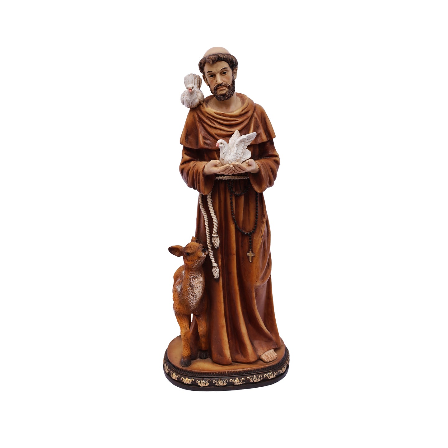 12in St. Francis of Assis Statue Religious Decor