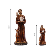 Load image into Gallery viewer, 24in St. Francis of Assis Statue Religious Decor Indoor/Outdoor

