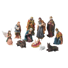 Load image into Gallery viewer, Nativity &amp; Three Wise Men 11 Pc/Set 8 Inch H
