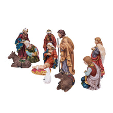 Load image into Gallery viewer, 11 Pc Nativity &amp; Three Wise Men Figurine Set
