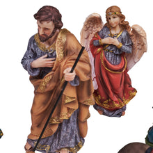 Load image into Gallery viewer, 11 Pc Nativity &amp; Three Wise Men Figurine Set
