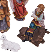 Load image into Gallery viewer, 11 Pc Nativity &amp; Three Wise Men Figurine Set
