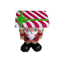 Load image into Gallery viewer, Lighted Nutcracker Soldier Christmas Side Table Decor Battery Operated Indoor Use Only
