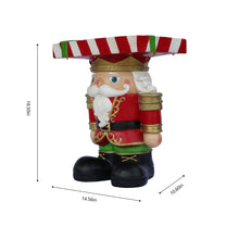Load image into Gallery viewer, Lighted Nutcracker Soldier Christmas Side Table Decor Battery Operated Indoor Use Only
