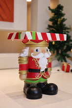 Load image into Gallery viewer, Lighted Nutcracker Soldier Christmas Side Table Decor Battery Operated Indoor Use Only
