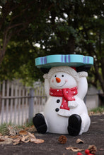 Load image into Gallery viewer, 85187-D - Lighted Snowman Christmas Side Table Decor Battery Operated Indoor Use Only
