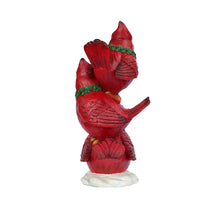 Load image into Gallery viewer, Stacking Cardinals Christmas Decor with LED Lights Battery Operated Indoor Use Only

