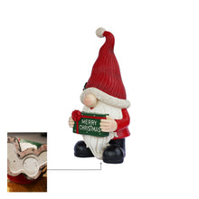 Load image into Gallery viewer, Merry Christmas Santa with LED Lights Lighted Christmas Decor Battery Operated Indoor Use Only
