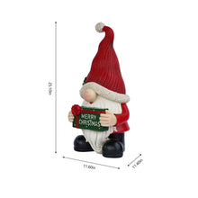 Load image into Gallery viewer, Merry Christmas Santa with LED Lights Lighted Christmas Decor Battery Operated Indoor Use Only
