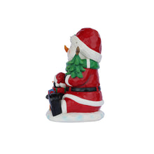 Load image into Gallery viewer, 85188-B - Snowman Penguin Christmas Decor with LED Lights Battery Operated Indoor Use Only
