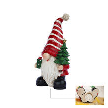 Load image into Gallery viewer, Santa Holding Christmas Tree Lighted Christmas Decor Battery Operated Indoor Use Only
