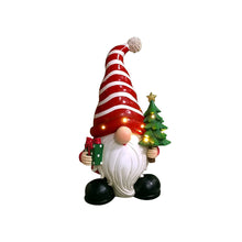 Load image into Gallery viewer, 85188-C - Santa Holding Christmas Tree Lighted Christmas Decor Battery Operated Indoor Use Only
