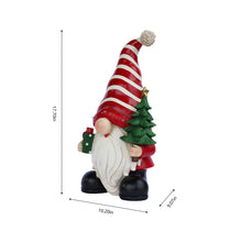 Load image into Gallery viewer, 85188-C - Santa Holding Christmas Tree Lighted Christmas Decor Battery Operated Indoor Use Only
