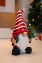 Load image into Gallery viewer, 85188-C - Santa Holding Christmas Tree Lighted Christmas Decor Battery Operated Indoor Use Only
