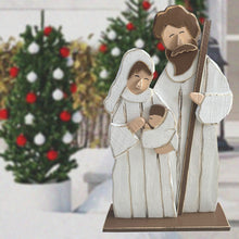 Load image into Gallery viewer, 27in Wooden Nativity Christmas Decor Indoor Outdoor Use
