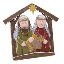 Load image into Gallery viewer, 85255-O - 30in Wooden Nativity Christmas Decor Indoor Outdoor Use
