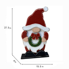 Load image into Gallery viewer, 85255-P - Medium Wooden Gnome Christmas Decor Indoor Outdoor Use
