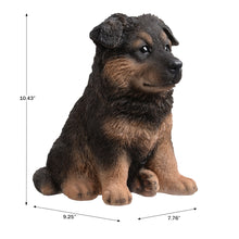 Load image into Gallery viewer, 10&quot; German Shepherd Puppy Statue
