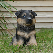 Load image into Gallery viewer, 10&quot; German Shepherd Puppy Statue
