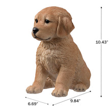 Load image into Gallery viewer, 10&quot; Golden Retreiver Puppy Statue
