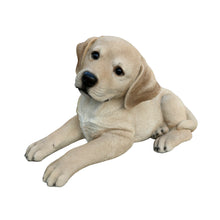 Load image into Gallery viewer, Golden Dreams: Lying Yellow Labrador Polyresin Figurine
