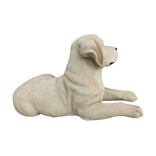 Load image into Gallery viewer, Golden Dreams: Lying Yellow Labrador Polyresin Figurine
