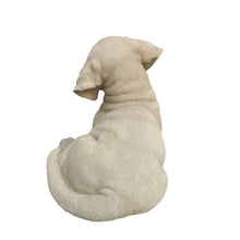 Load image into Gallery viewer, Golden Dreams: Lying Yellow Labrador Polyresin Figurine
