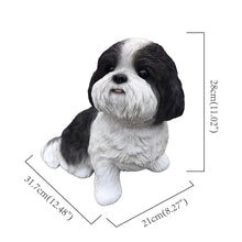 Load image into Gallery viewer, Monochrome Elegance: Shizu Polyresin Figurine in Black and White
