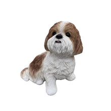 Load image into Gallery viewer, Shizu Harmony: Elegant Polyresin Figurine in Brown and White
