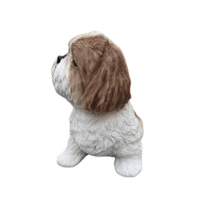 Load image into Gallery viewer, Shizu Harmony: Elegant Polyresin Figurine in Brown and White
