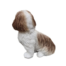 Load image into Gallery viewer, Shizu Harmony: Elegant Polyresin Figurine in Brown and White
