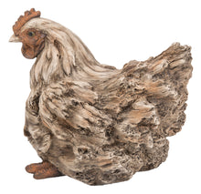 Load image into Gallery viewer, Driftwood Squatting Hen Statue
