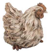 Load image into Gallery viewer, Driftwood Squatting Hen Statue
