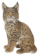 Load image into Gallery viewer, Sitting Bobcat Statue
