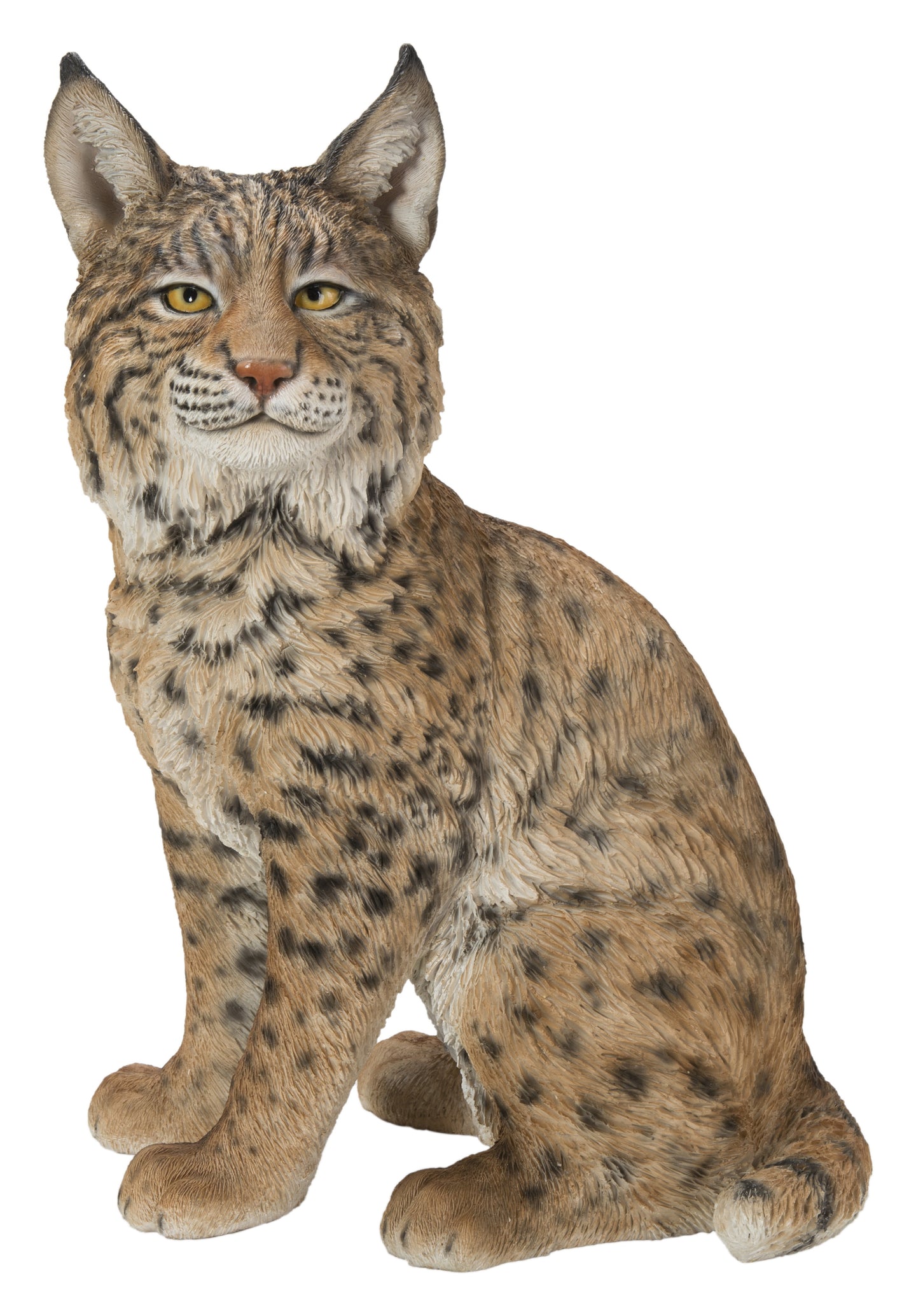 Sitting Bobcat Statue