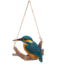 Load image into Gallery viewer, Hanging Kingfisher On A Branch
