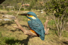 Load image into Gallery viewer, Hanging Kingfisher On A Branch
