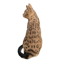 Load image into Gallery viewer, 87674-S -  Sitting Bengal Cat - Small HI-LINE GIFT
